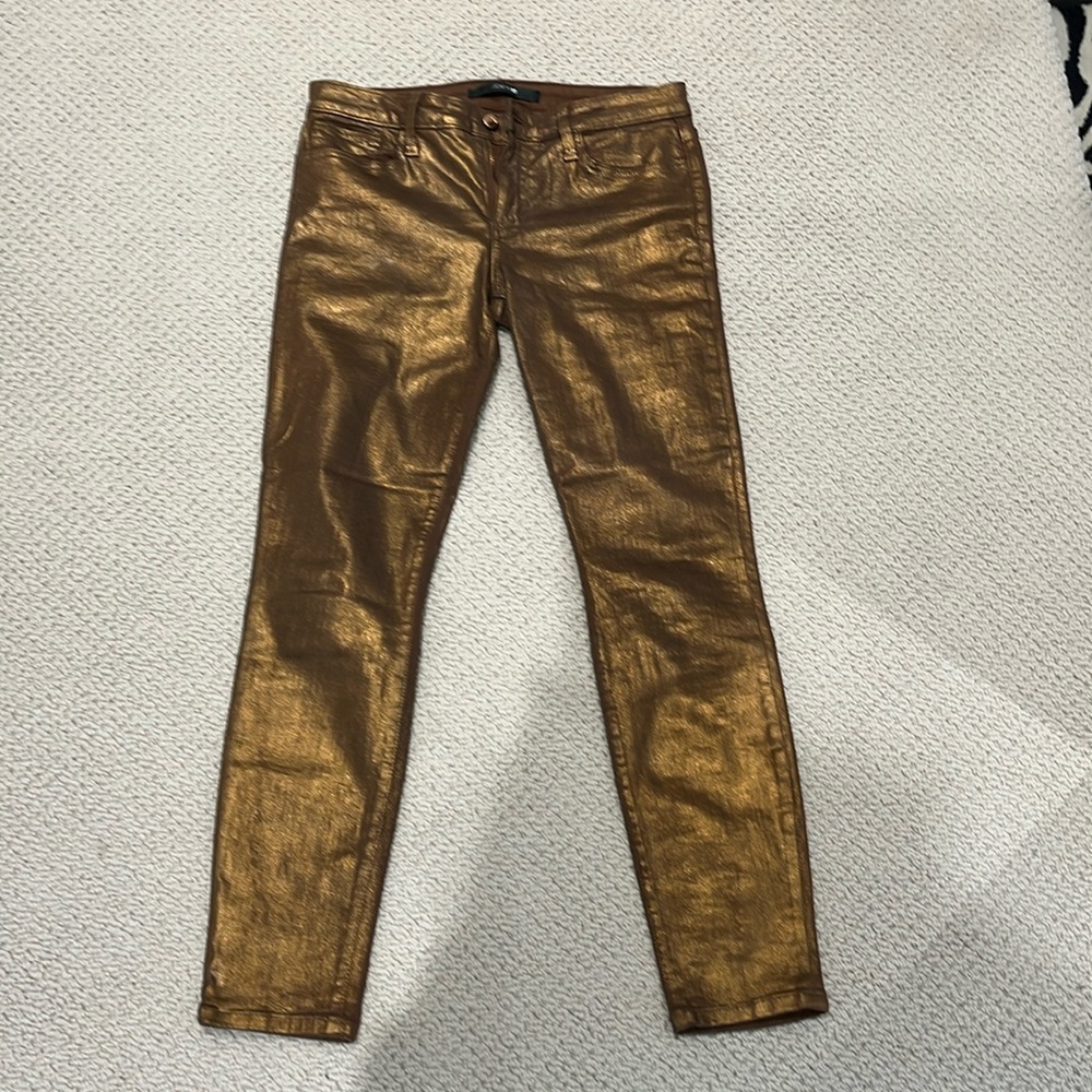 Copper metallic Joe’s  jeans
